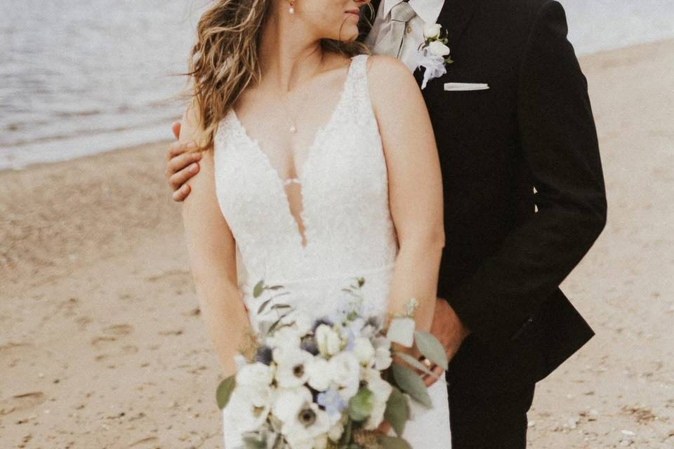 Beach September wedding