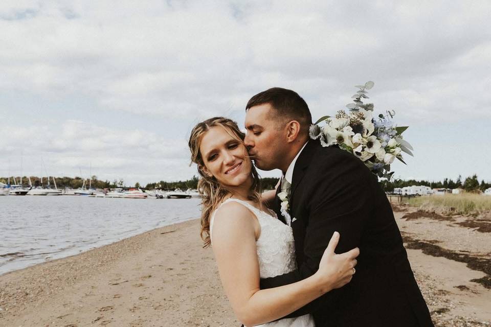 Beach september wedding