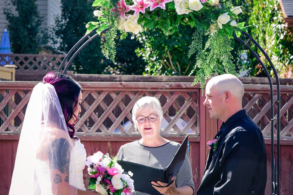 Backyard Ceremony