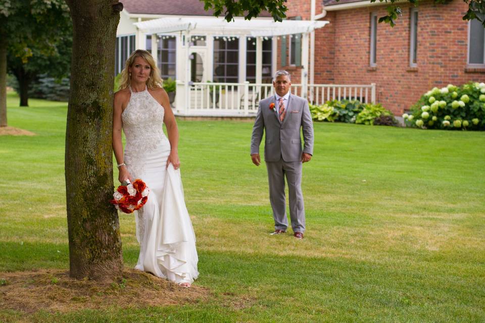 Bride and groom