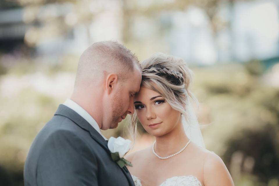 Golden hour engagement