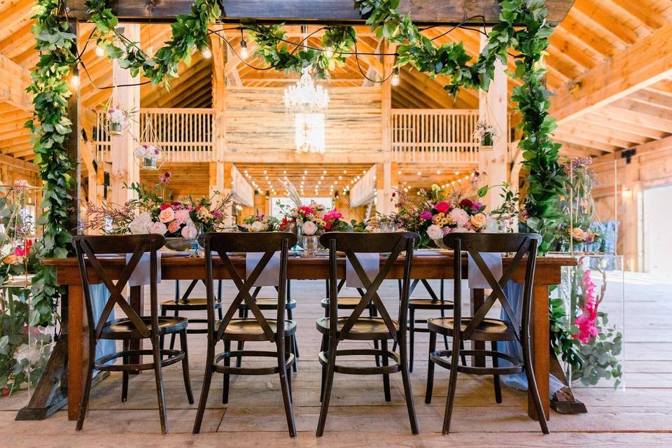 Romantic wedding decor