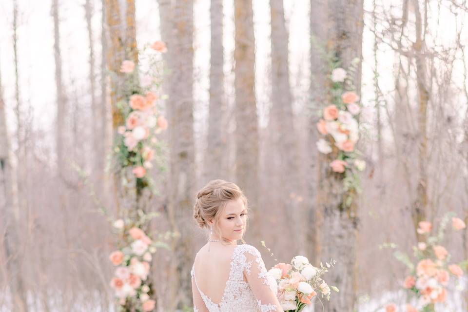 Winter Weddign Gown