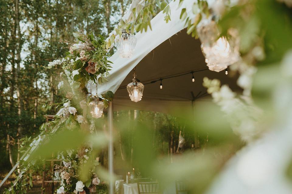 Tent wedding