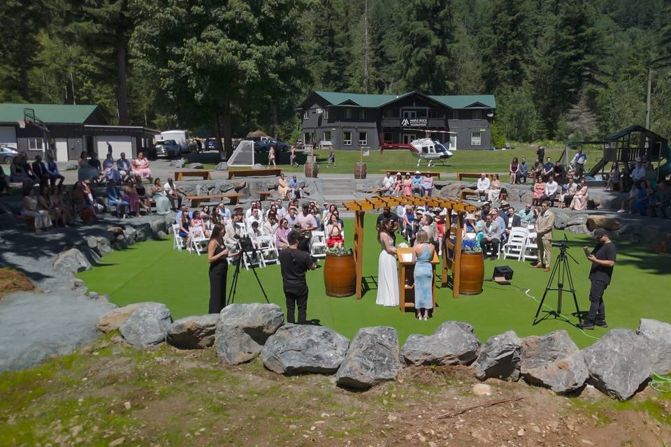 Outdoor ceremony