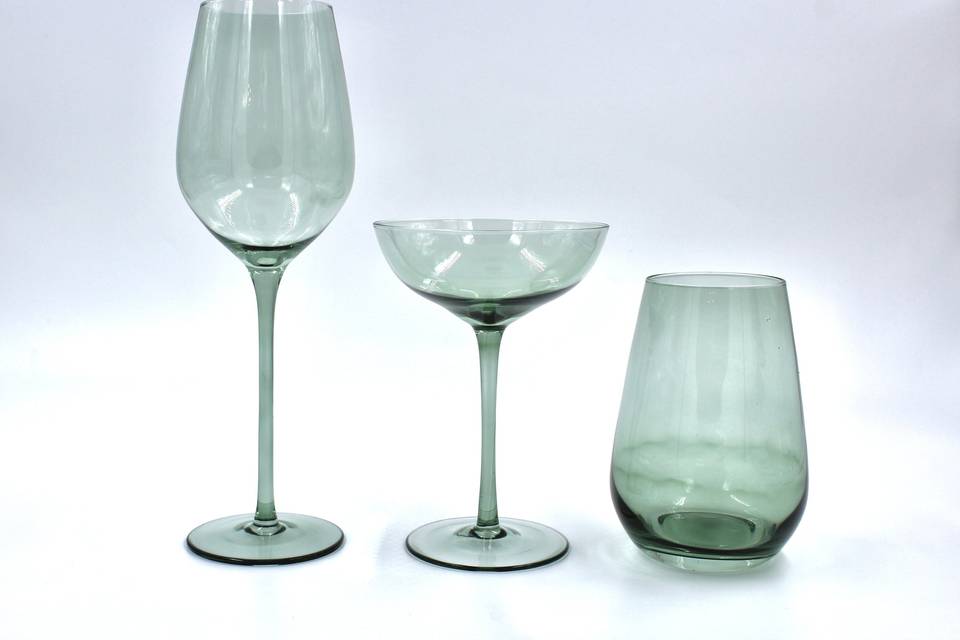 Avery Green Glassware