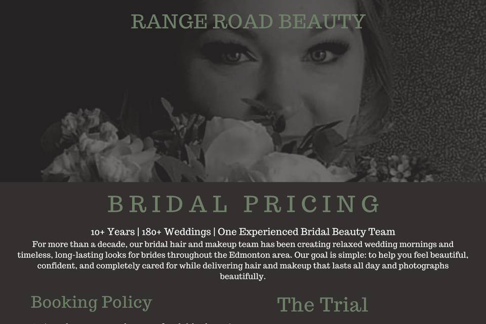 Bridal Pricing