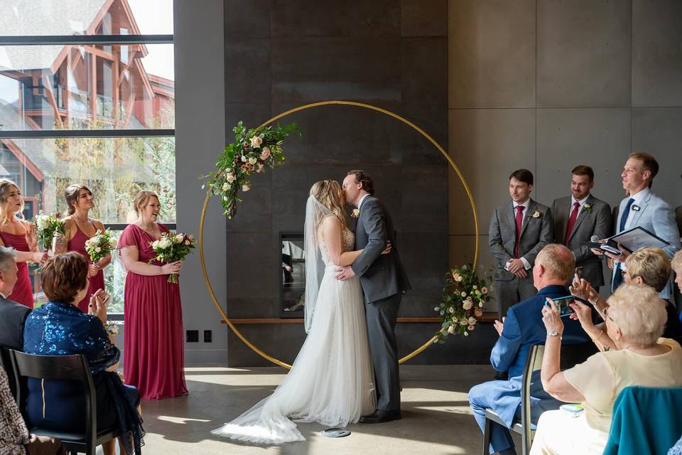 Ceremony in large room