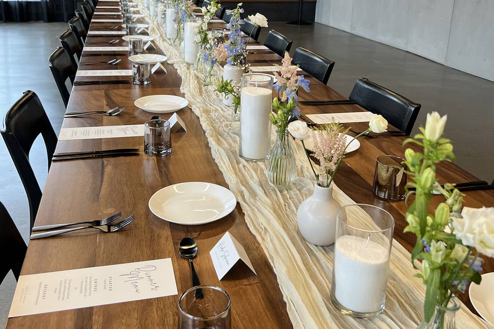 Long Table Setup