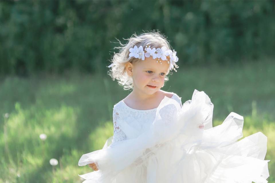 White Veronica Lace & Tulle