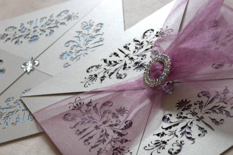 Laser Cut Wedding Invitations