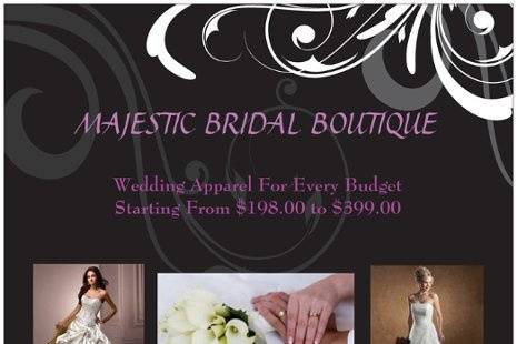 Majestic Bridal Boutique Dress Attire St Catharines