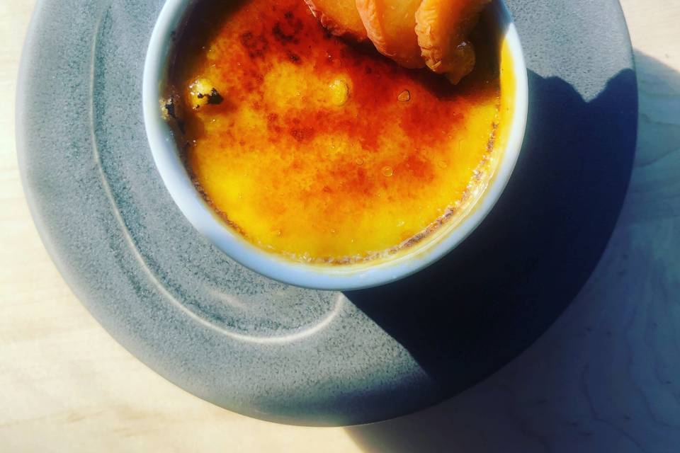 Peach Creme Brulee