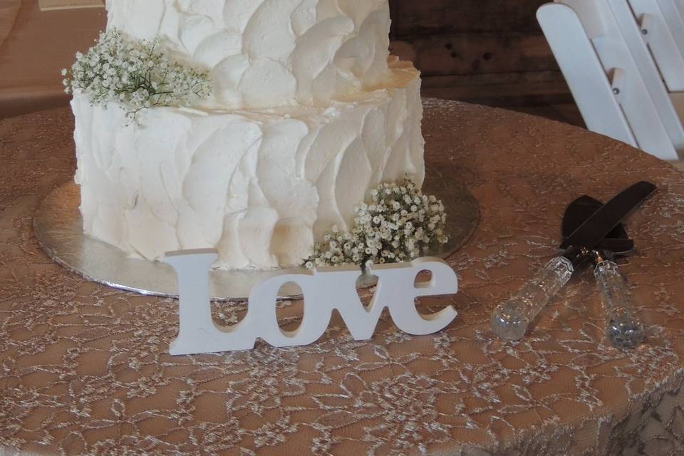 Calgary wedding cake