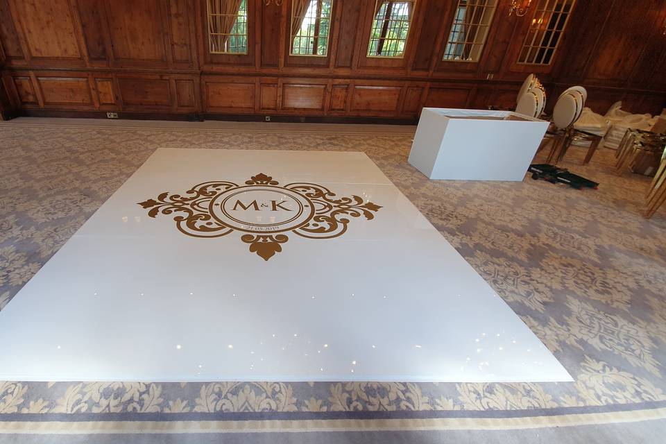 Elegant Floor Design W/ Logo