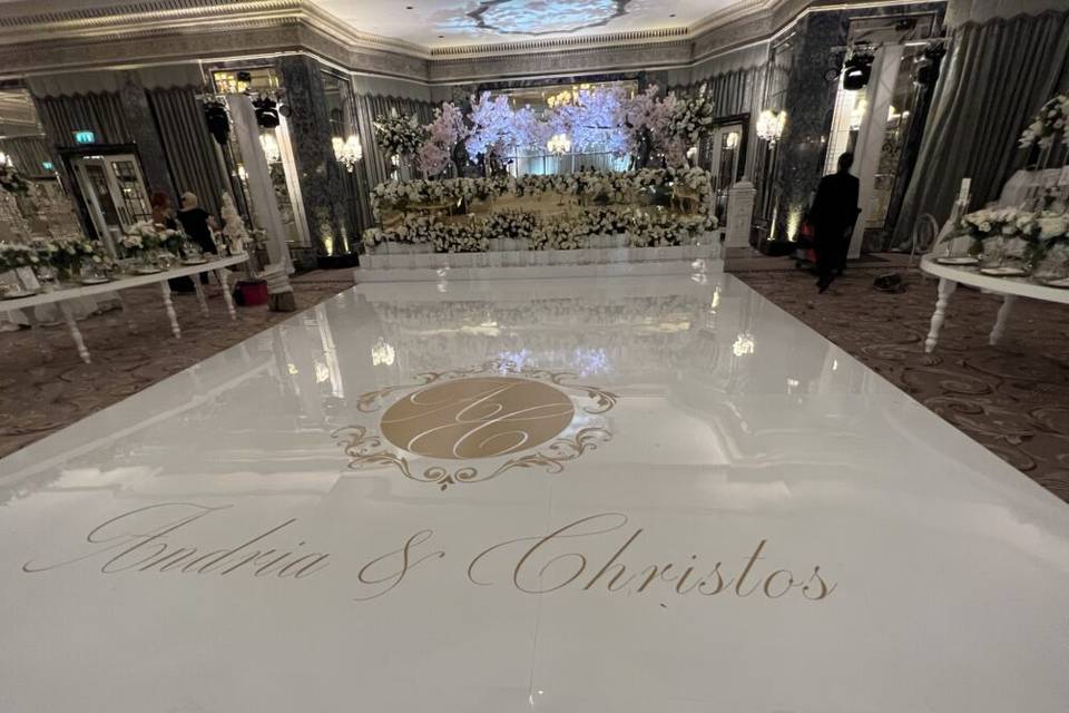 Elegant Floor Design W/ Logo