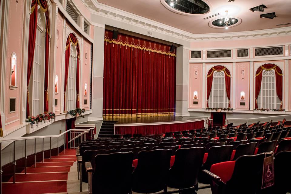 Inside the theatre