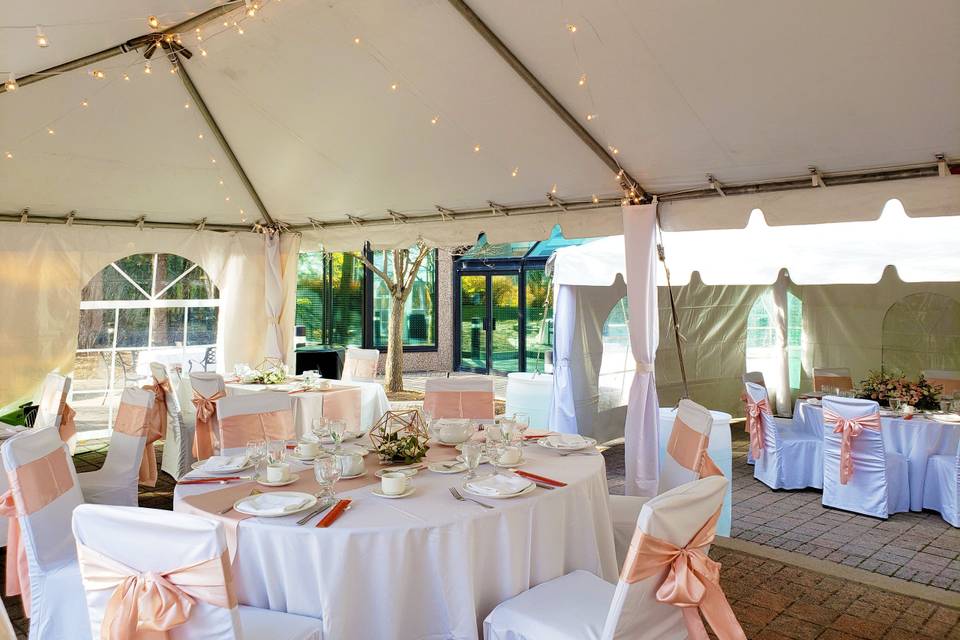 Zen Garden Tent Reception