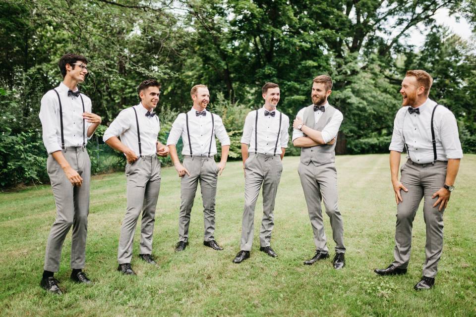 Dan + His Groomsmen