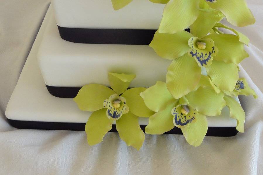 Orchid cake