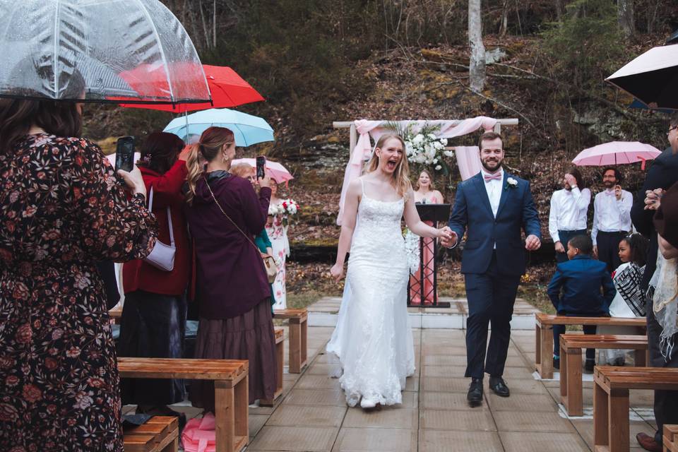 Walking down the aisle