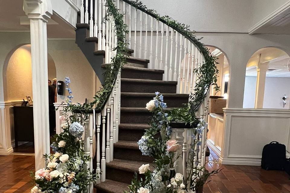 Floral Spiral Staircase