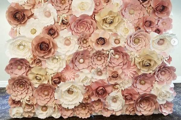 Paper Flower Wall