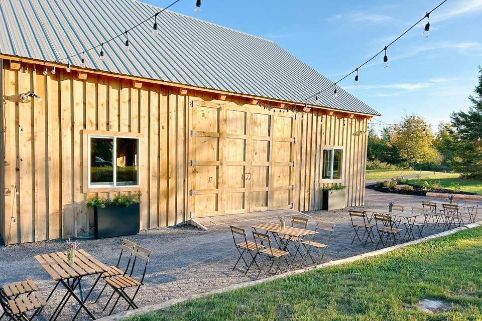 Barn patio