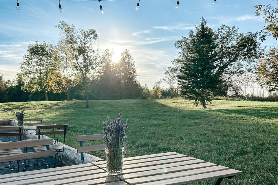 Sunset View from Patio