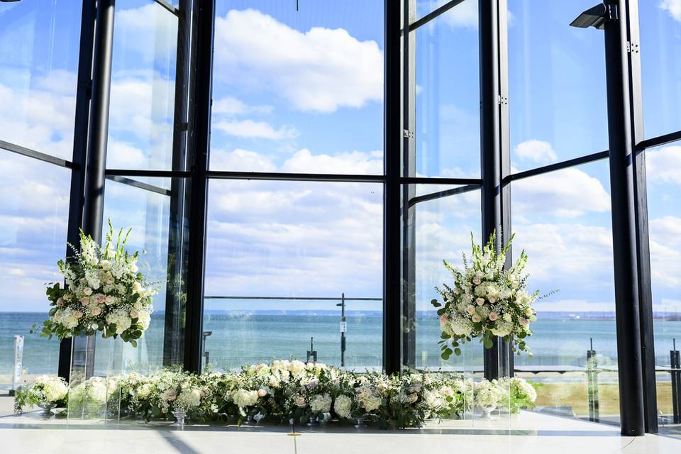 Waterfront wedding