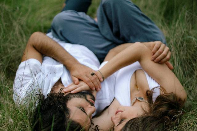 Cuddles in the grass