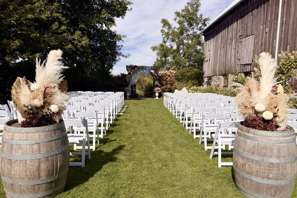 Barn Fall Wedding