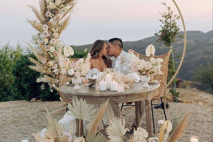 Romantic boho decors