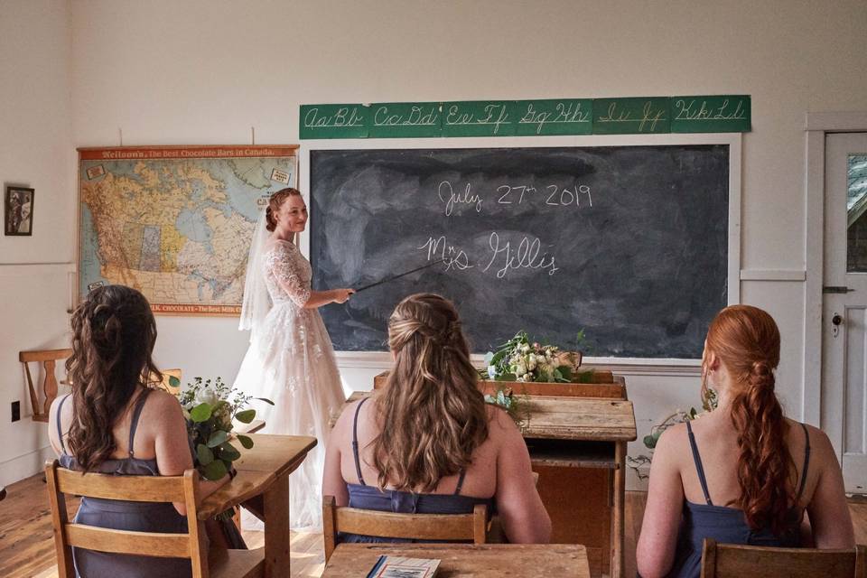 Schoolhouse Wedding Lesson