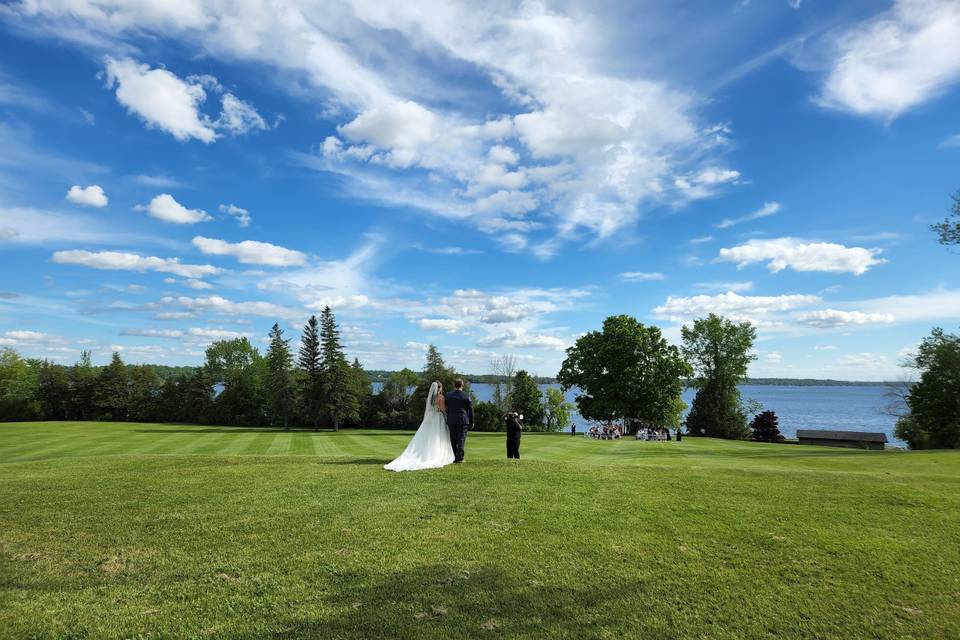 Bride Making Her Entrance