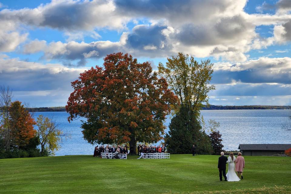 Autumn Walking Down The Aisle