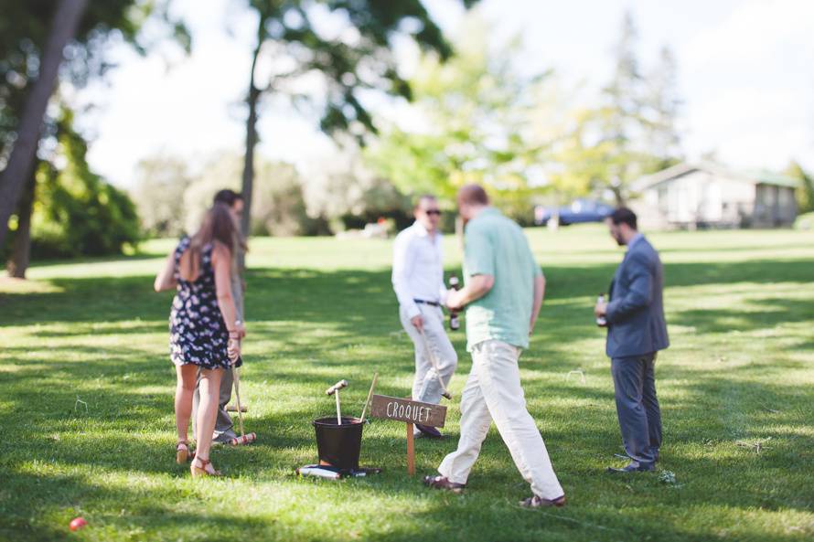 Croquet by the Dunsford House