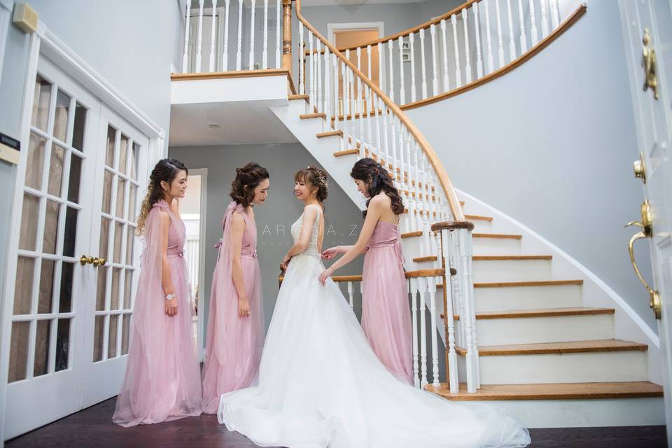 Toronto Wedding makeup & hair