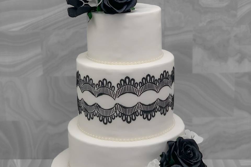 Modern Wedding Cake