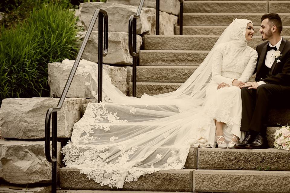 Wedding on the lakeshore