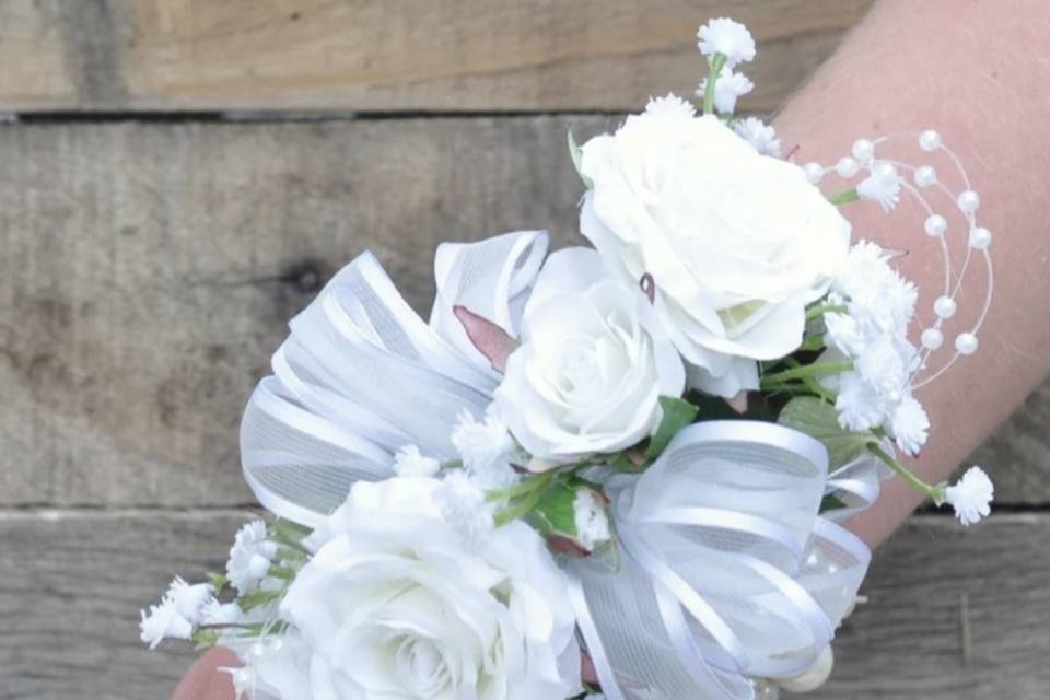 Beautiful wrist corsage