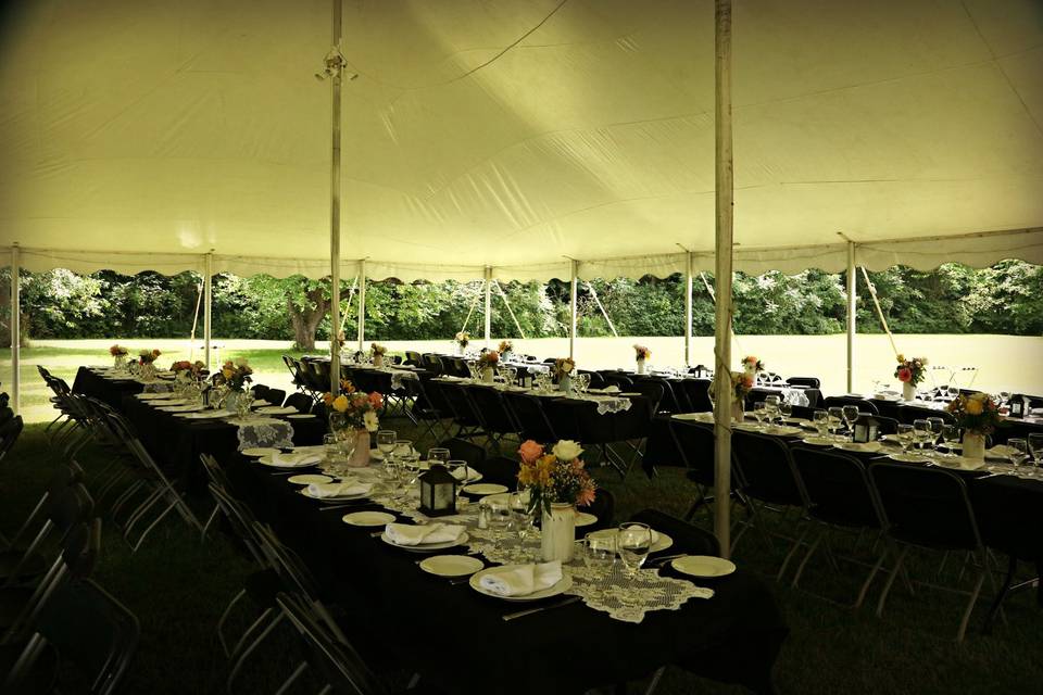 Outdoor Tent Wedding
