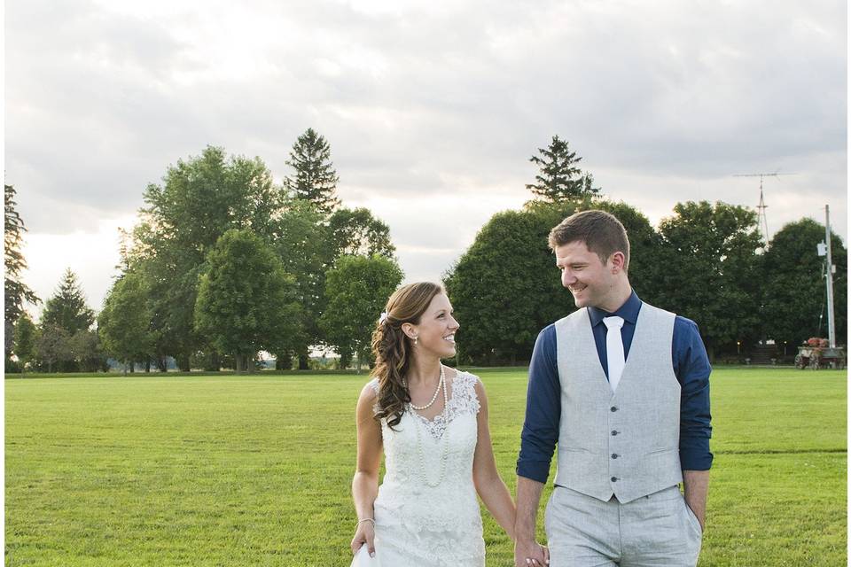 A Rustic, Barn Summer Wedding