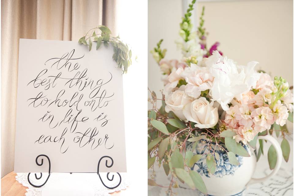 Intimate, Vintage, DIY Wedding