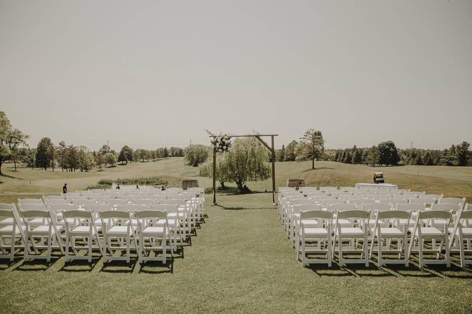 Outdoor ceremony