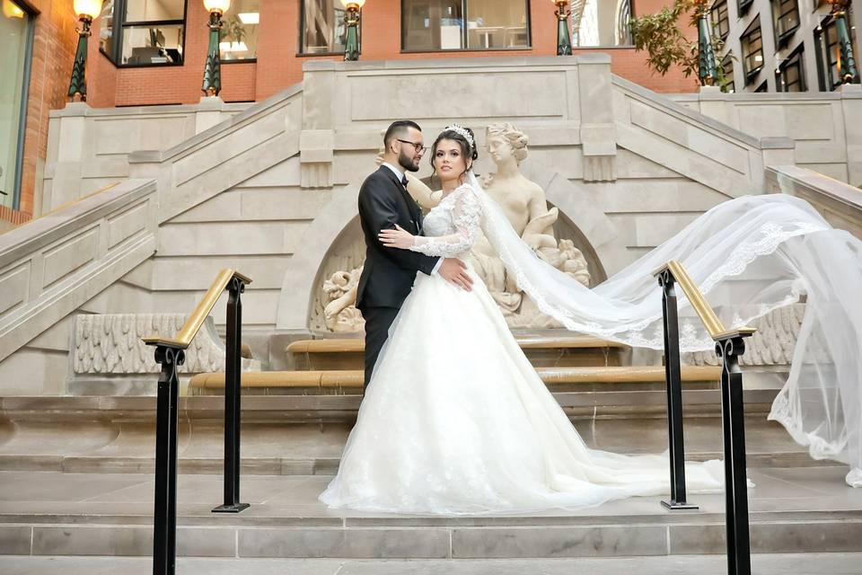 Wedding photography shoot