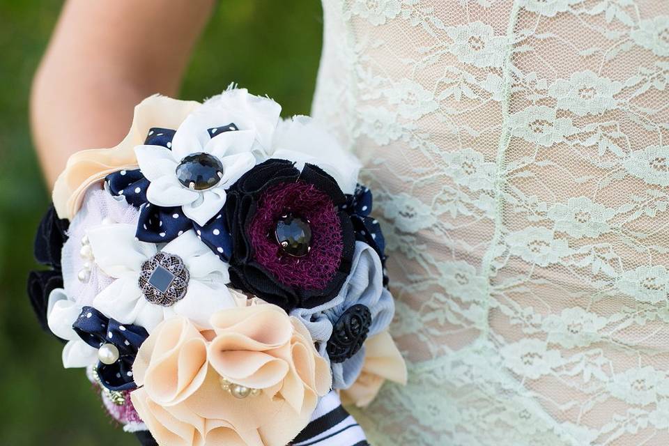 Fabric Flower Bouquet