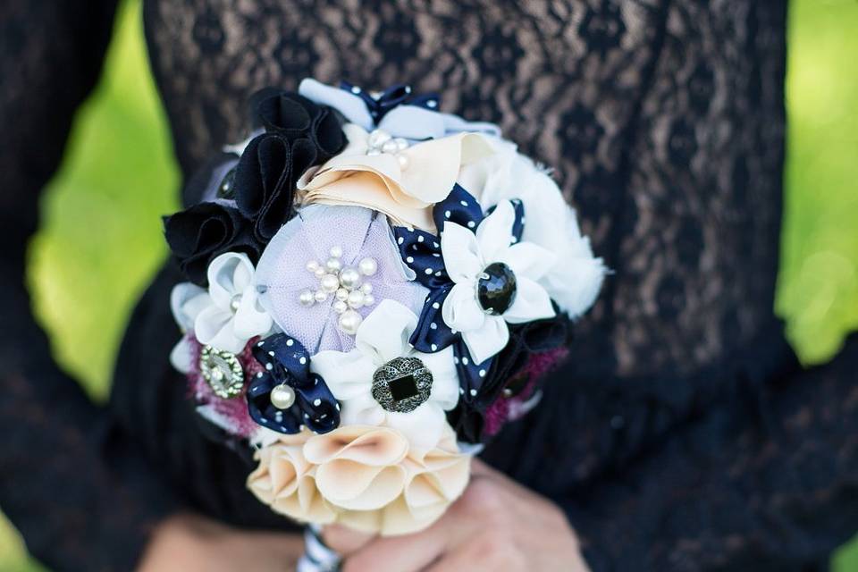 Fabric Flower Bouquet