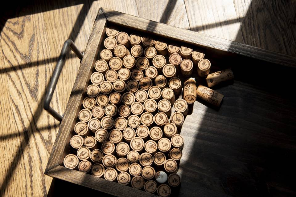 Save your wedding wine corks