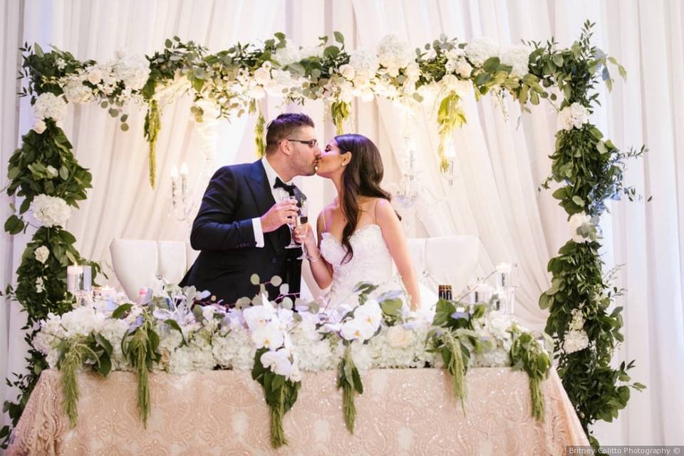 Lovely bride and groom